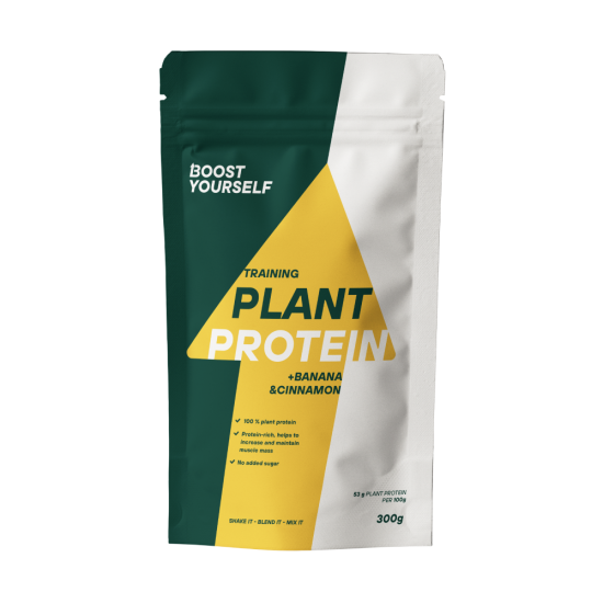Boost Yourself Training Plant Based Protein Banana & Cinnamon 300g