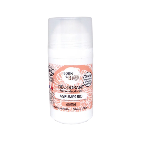 Born to Bio Organic Citrus Deodorant tsitruselõhnaline roll-on deodorant 50ml
