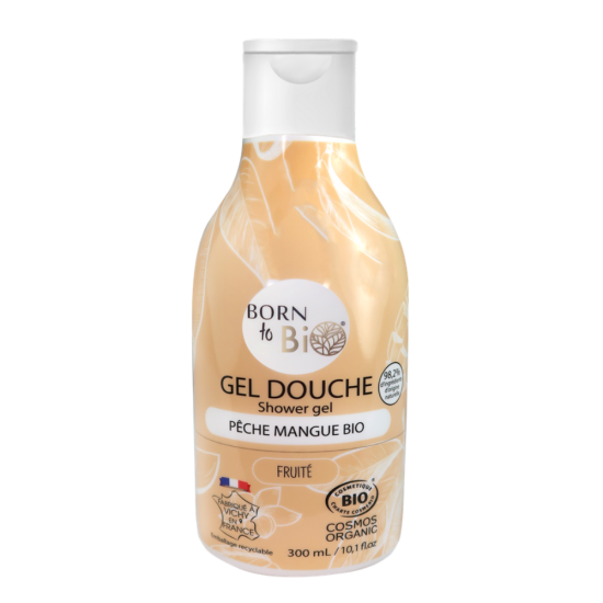 Born to Bio Organic Shower Gel with Peach & Mango dušigeel 300ml