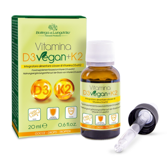 Bottega di Lungavita Vitamina D3 Vegan +K2 20ml