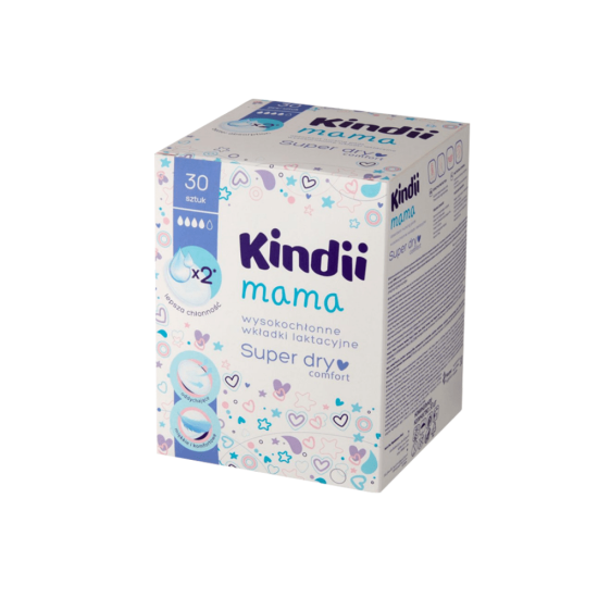 Cleanic Kindii Mama Comfort Nursing Pads rinnapadjad Super Dry 30tk