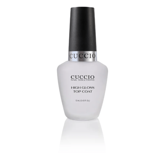 Cuccio High Gloss Top Coat Kõrgläikega pealislakk 13ml