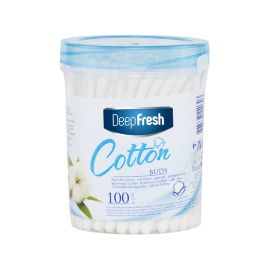 DeepFresh Cotton Buds vatitikud 100tk