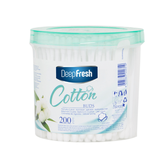DeepFresh Cotton Buds vatitikud 200tk