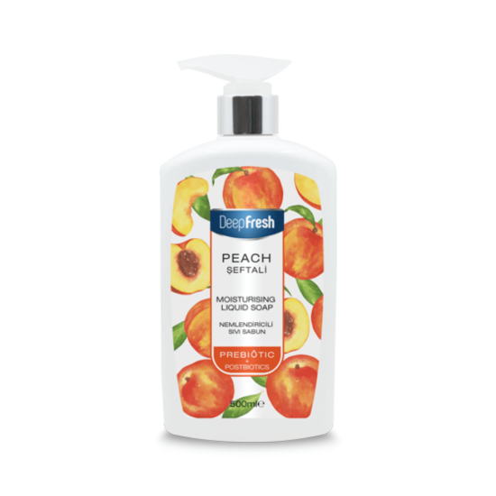 DeepFresh Prebiotics Moisturising Liquid Soap Peach 500ml