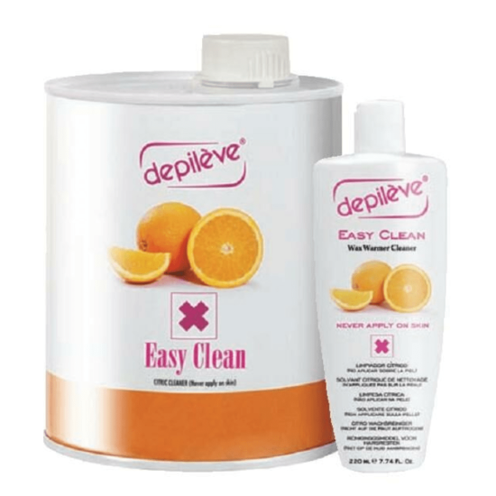 Depiléve Easy Clean, 1L - sidrunilõhnaline vaha- ja parafiinieemaldusvedelik