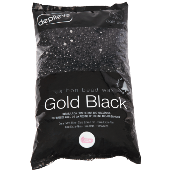 Depiléve Gold Black Cera Extra Film carbon bead wax, 1kg (graanulid)
