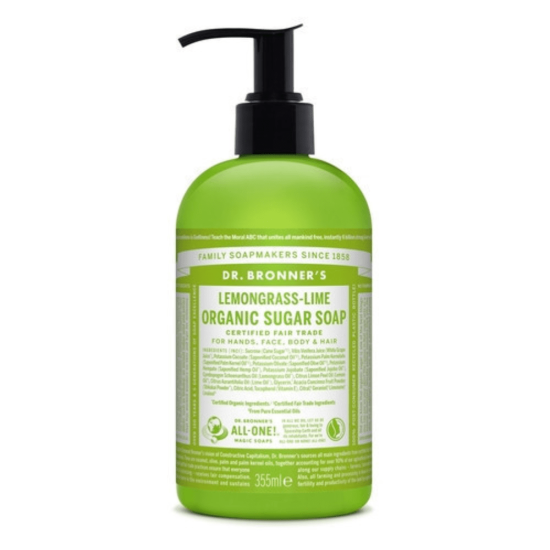 Dr. Bronner´s Lemongrass Lime Organic Sugar Soap 355ml
