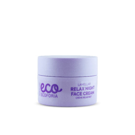 Ecoforia Lavender Clouds,Lamellar Relax Night Face Cream, 50 ml