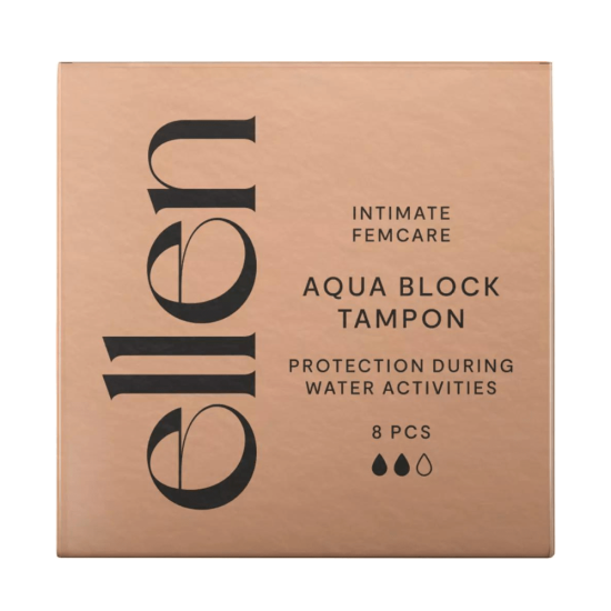 Ellen Aqua Block Tampon 8pcs