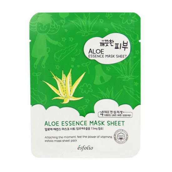 Esfolio Pure Skin Aloe Essence Mask Sheet kangasmask 25ml