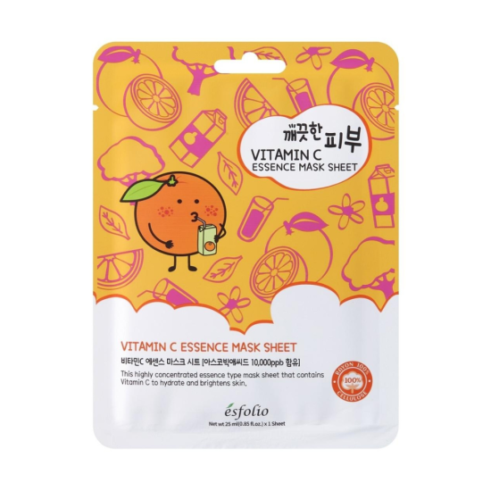 Esfolio Pure Skin Vitamin C Essence Mask Sheet kangasmask 25ml