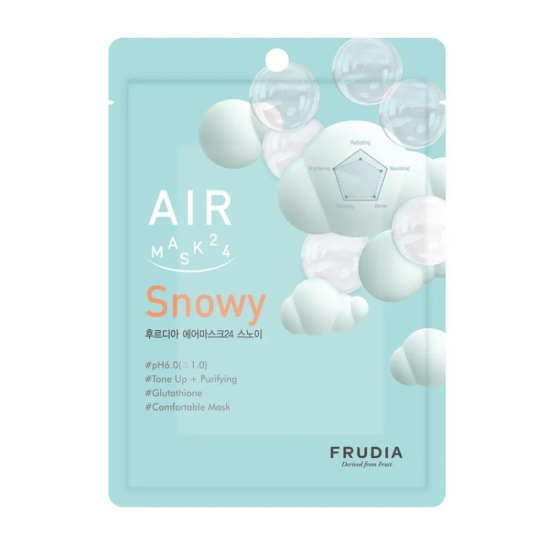 Frudia AIR Mask 24 Snowy kangasmask 25ml