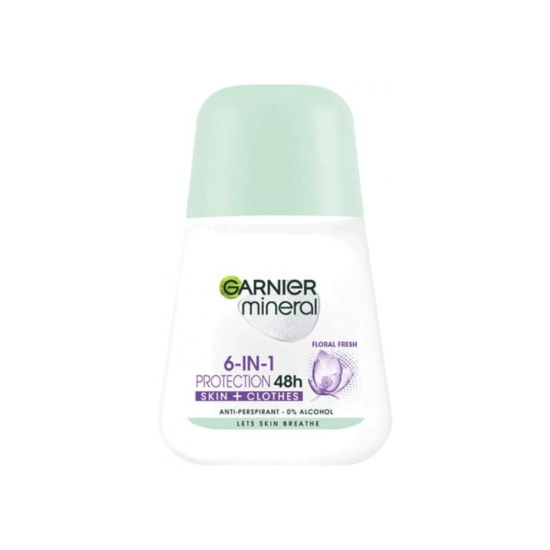 Garnier Mineral 6in1 Protection Floral Fresh rull-antiperspirant 50ml