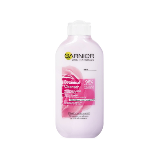Garnier Skin Naturals Botanical Cleanser Milk Rose Floral Water puhastus- ja meigieemalduspiim 200ml