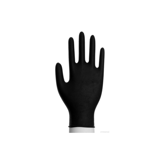 Gemer Beauty Brands Nitrile Gloves Black nitriilkindad 100tk L