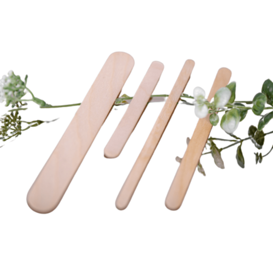 Gemer Beauty Brands Wooden Spatula Mini Long spaatel 100tk