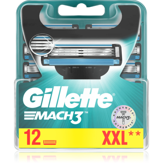 Gillette Mach3 varuterad 12tk
