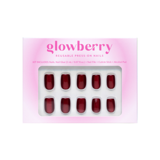 Glowberry Press On Nails Merry