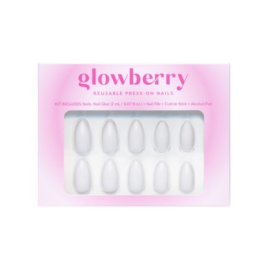 Glowberry Press On Nails Milky Way