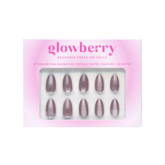 Glowberry Press On Nails Shimmer Rose kunstküüned