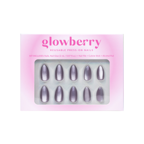 Glowberry Press On Nails Viola kunstküüned