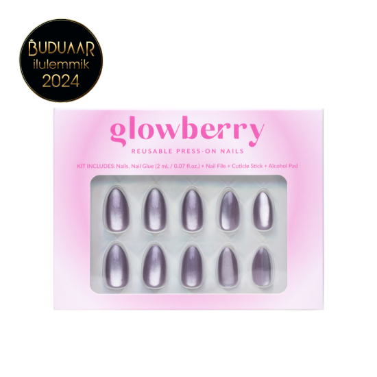 Glowberry Press On Nails Viola