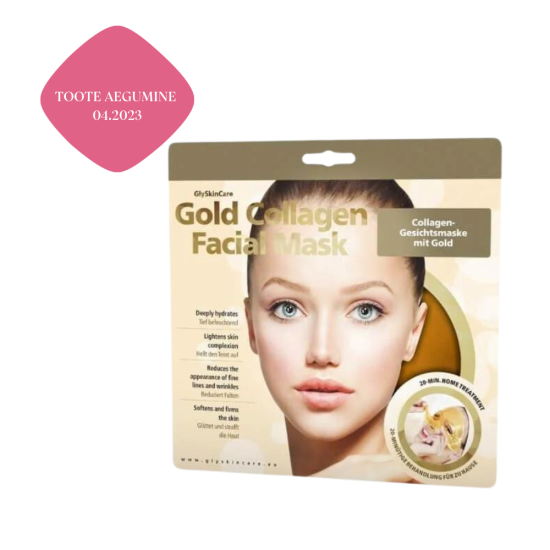 Glyskincare Gold Collagen Facial Mask puhta kullaga näomask (4.2023)