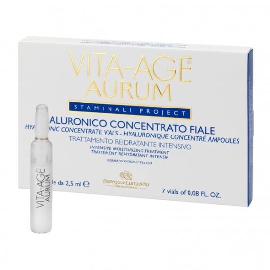 Vita-Age Aurum hüaluroonhappe kontsentraat intensiivhoolduseks 7x 2,5 ml