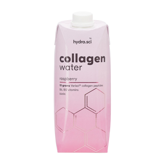 Hydra.sci Collagen Water Raspberry kollageenivesi vaarikaga 500ml