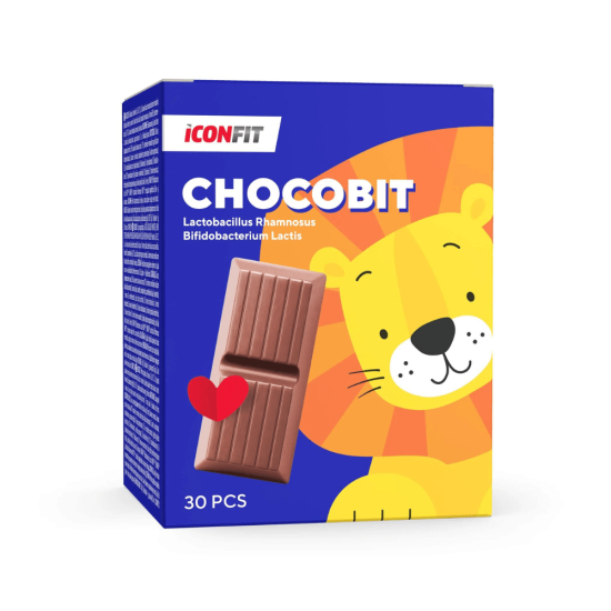 Iconfit Chocobit Probiootiline Šokolaad 30tk 150g