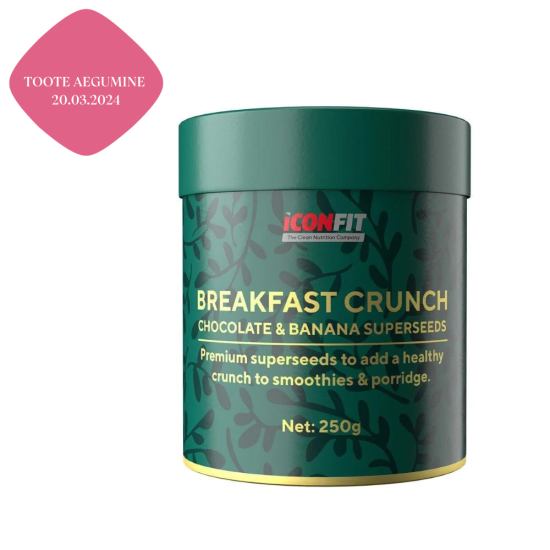 Iconfit Breakfast Crunch Chocolate-Banana supertoidusegu 250g (20.03.2024)