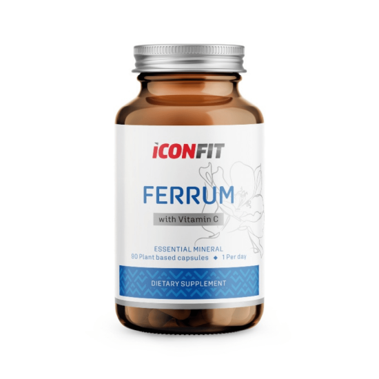 Iconfit Ferrum 20mg + Vitamin C 100mg (90 Capsules)
