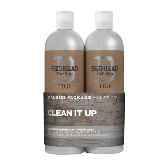 Tigi Bed Head Clean Up Tweens Shampoo 750ml + Conditoner 750ml