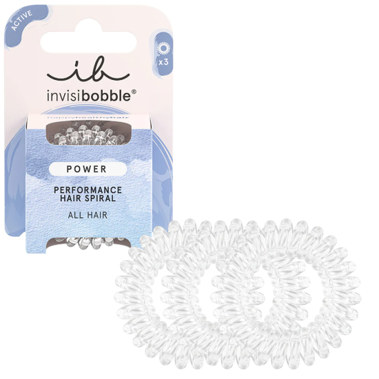 Invisibobble Power Crystal Clear 3pc