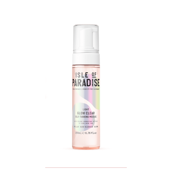 Isle of Paradise Light Glow Clear Self Tanning Mousse 200ml