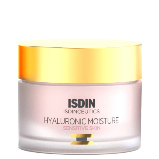 Isdin Hyaluronic Moisture Sensitive Moisturizing Cream hüaluroonhappega näokreem tundlikule nahale 50g
