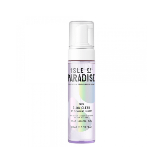 Isle of Paradise Dark Glow Clear Self-Tanning Mousse 200ml