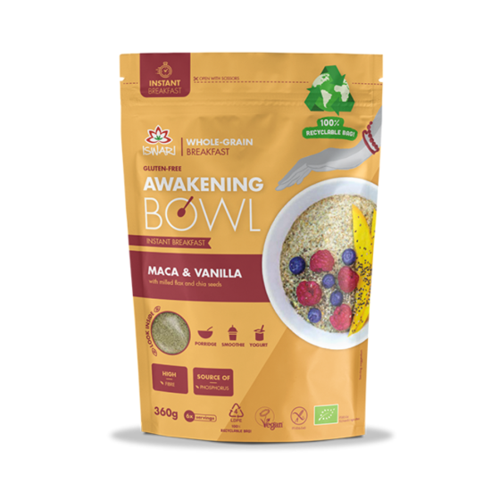 Iswari Awakening Bowl Maca & Vanilla Bio 360g