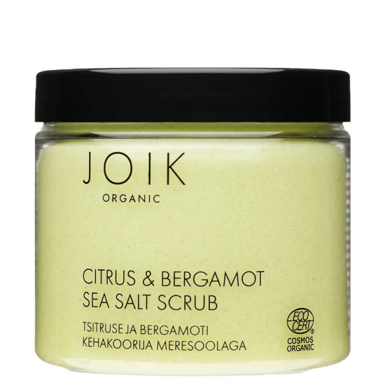 Joik Organic Citrus & Bergamot Sea Salt Scrub kehakoorija 240g