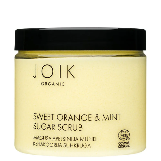 Joik Organic Sweet Orange & Mint Sugar Scrub kehakoorija 240g