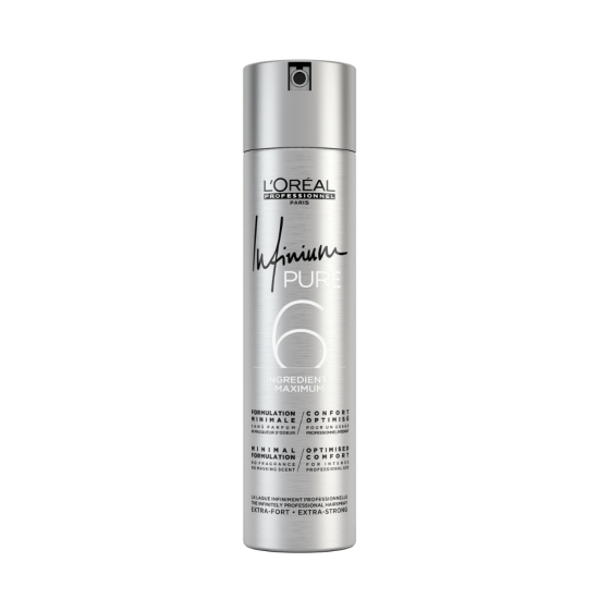 L´Oréal Professionnel Infinium Pure Extra Strong Hairspray lõhnatu juukselakk eriti tugevaks fikseerimiseks 500ml