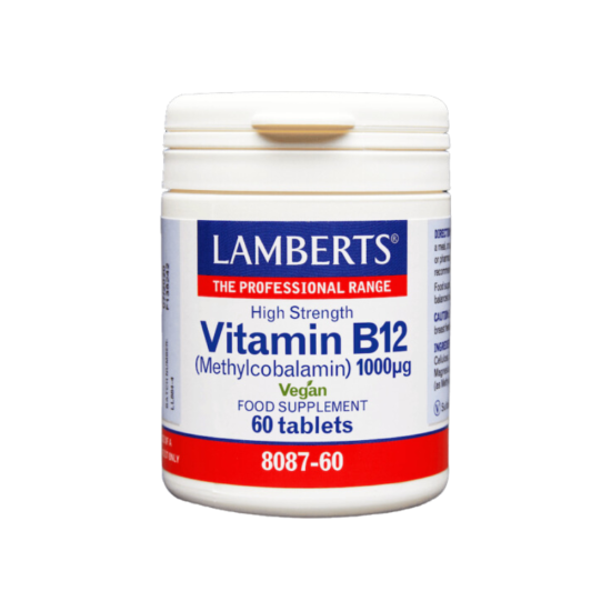 Lamberts kõrge kontsentratsiooniga Vitamiin B12 1000mcg tabletid 60tk