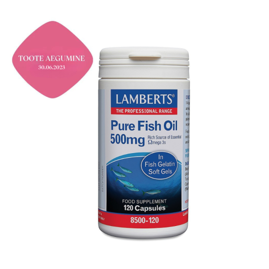 Lamberts Pure Fish Oil 500mg 120tk