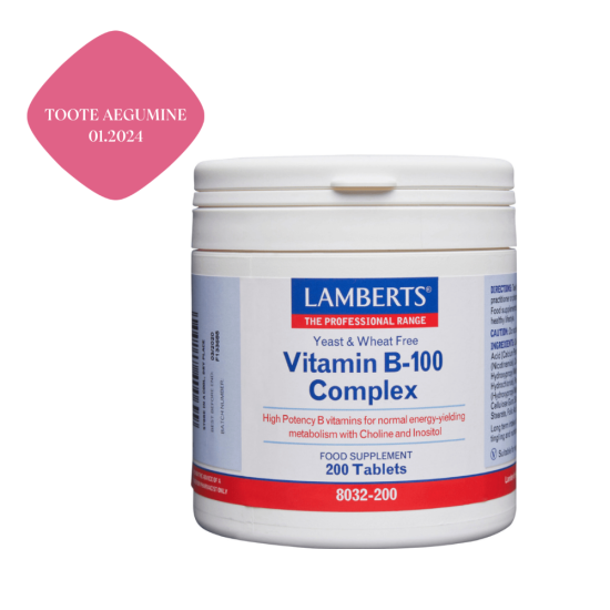 Lamberts Vitamin B-100 Complex 200pcs (01.2024)