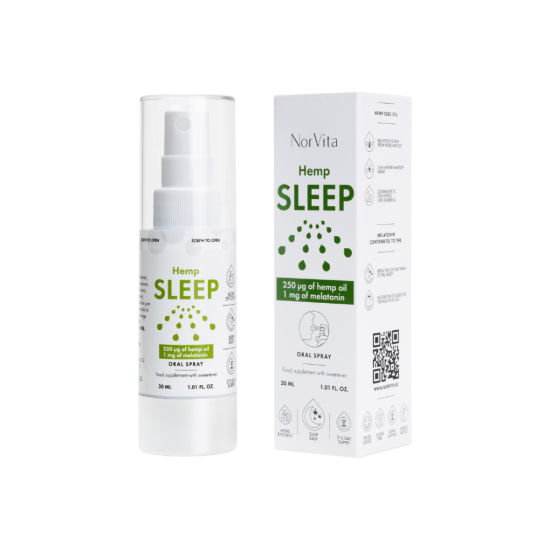 NorVita Hemp Sleep Oral Spray 1mg 30ml