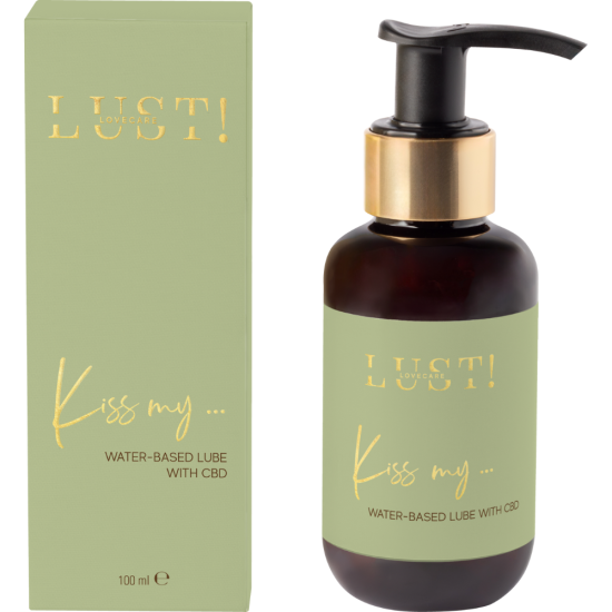 Lust! Lovecare Kiss my... Water-Based Lube with CBD 100ml