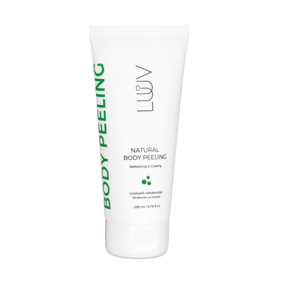 Luuv Natural Exfoliating Cleansing Gel with Bamboo 200ml