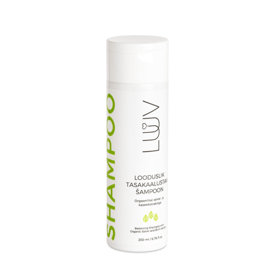 Luuv Balancing Shampoo with Organic Salvei and Birch Extract 200ml