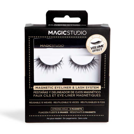 Magic Studio Mink Magnetic Eyeliner & Lashes Volume volüümikad magnetiga kunstripsmed